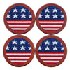 Old Glory Coasters in Red, White, and Blue by Smathers & Branson - Country Club Prep