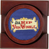 Old Rip Van Winkle (Pappy Van Winkle) Coasters in Blue by Smathers & Branson - Country Club Prep