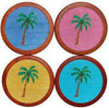 Palm Tree Coasters in Multicolor by Smathers & Branson - Country Club Prep