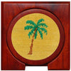 Palm Tree Coasters in Multicolor by Smathers & Branson - Country Club Prep