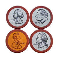 Pocket Change Needlepoint Coasters by Smathers & Branson - Country Club Prep