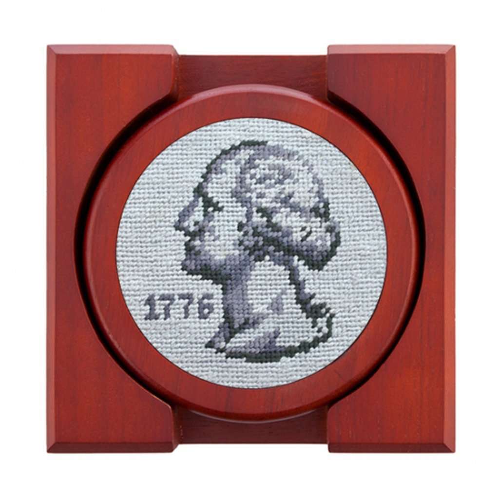 Pocket Change Needlepoint Coasters by Smathers & Branson - Country Club Prep