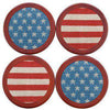 Stars and Stripes Needlepoint Coasters Set by Smathers & Branson - Country Club Prep