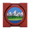 Tetons Needlepoint Coasters by Smathers & Branson - Country Club Prep