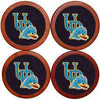 University of Delaware Needlepoint Coasters in Navy by Smathers & Branson - Country Club Prep