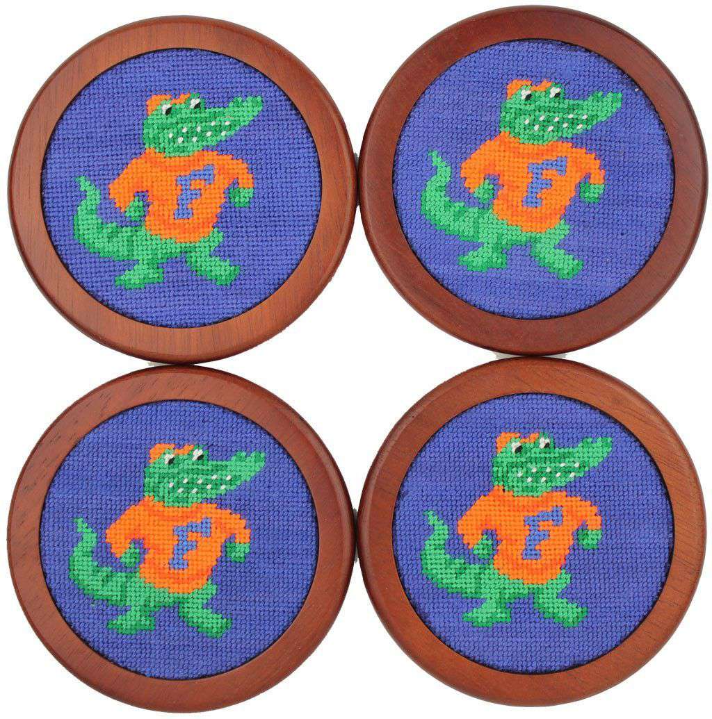 University of Florida Coasters in Blue by Smathers & Branson - Country Club Prep