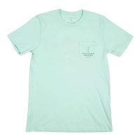 Rainbow Trout Tee in Ocean Teal by Collared Greens - Country Club Prep