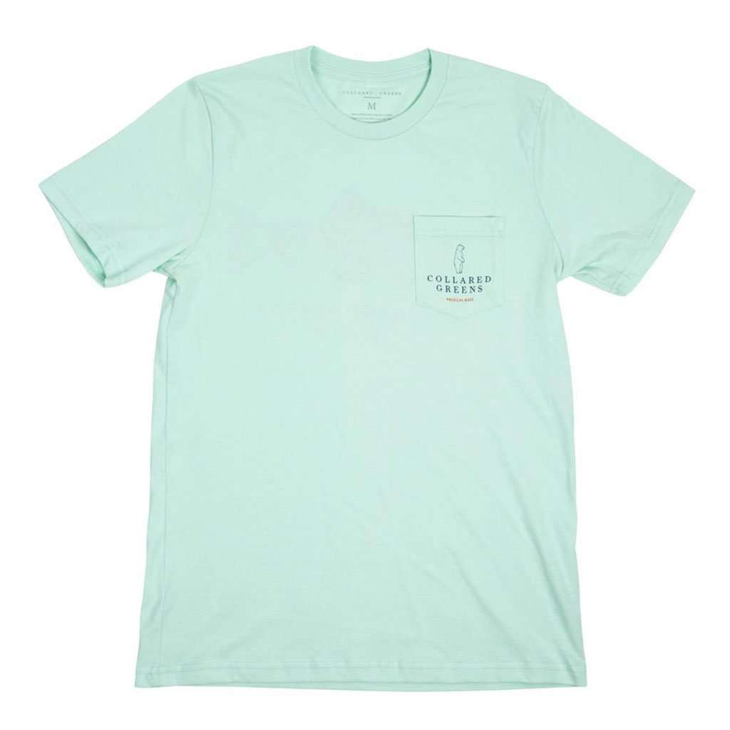 Rainbow Trout Tee in Ocean Teal by Collared Greens - Country Club Prep