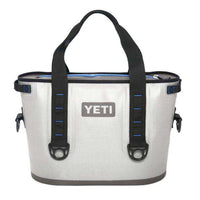 YETI Hopper Two 40 Portable Cooler, Fog Gray / Tahoe Blue