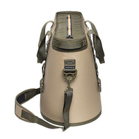 field tan / blaze orange yeti cooler bag YETI Hopper 40 in Field Tan and Blaze Orange – Country Club Prep
