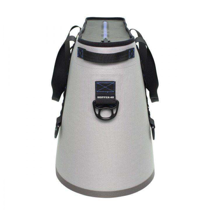 YETI Hopper 40 in Fog Gray and Tahoe Blue – Country Club Prep