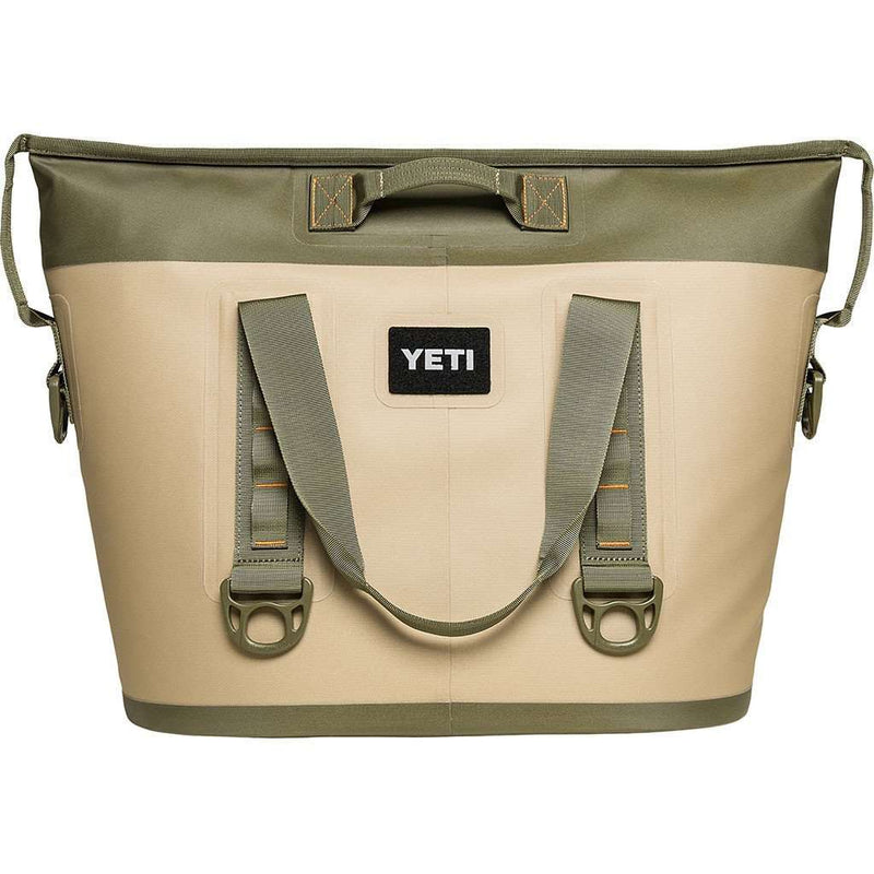 Hopper Two 30 in Field Tan and Blaze Orange by YETI - Country Club Prep