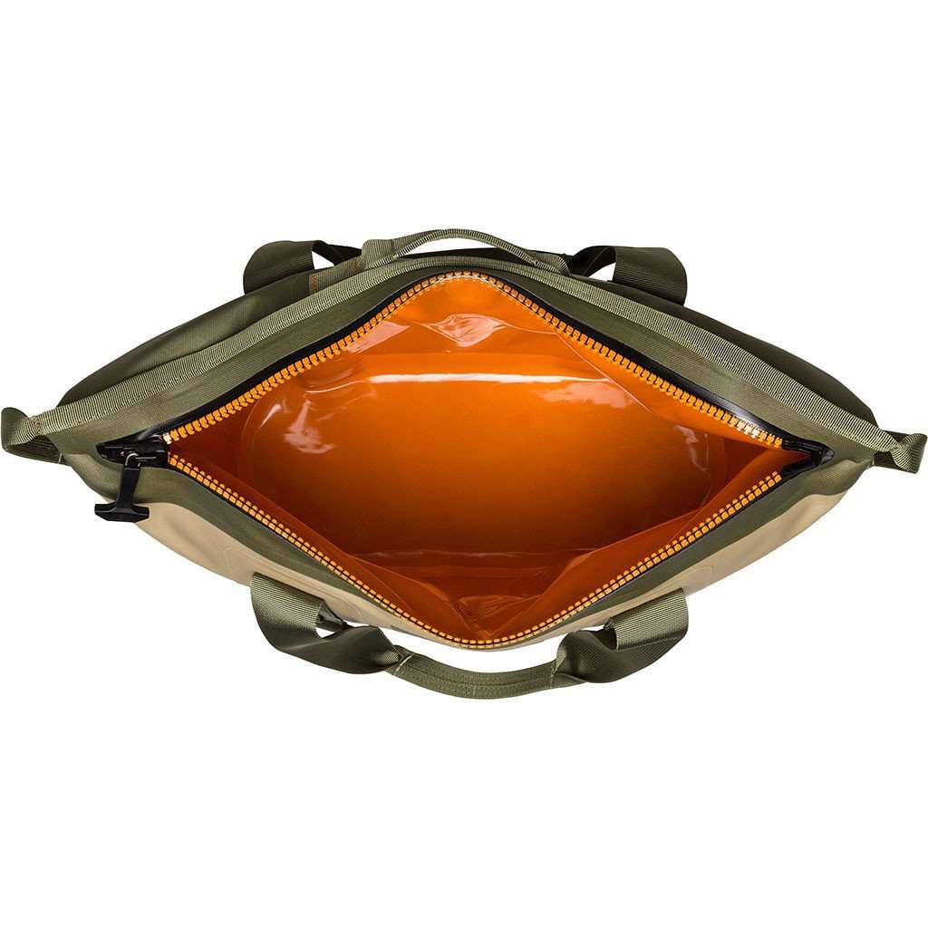 field tan/blaze orange yeti cooler bag Hopper Two 30 in Field Tan and Blaze Orange by YETI