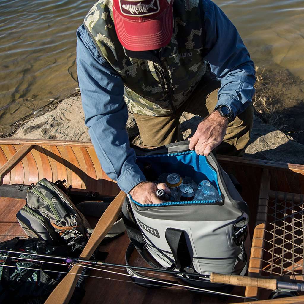 YETI Hopper Two 20 Soft-Sided Cooler: Fog Gray/Tahoe Blue