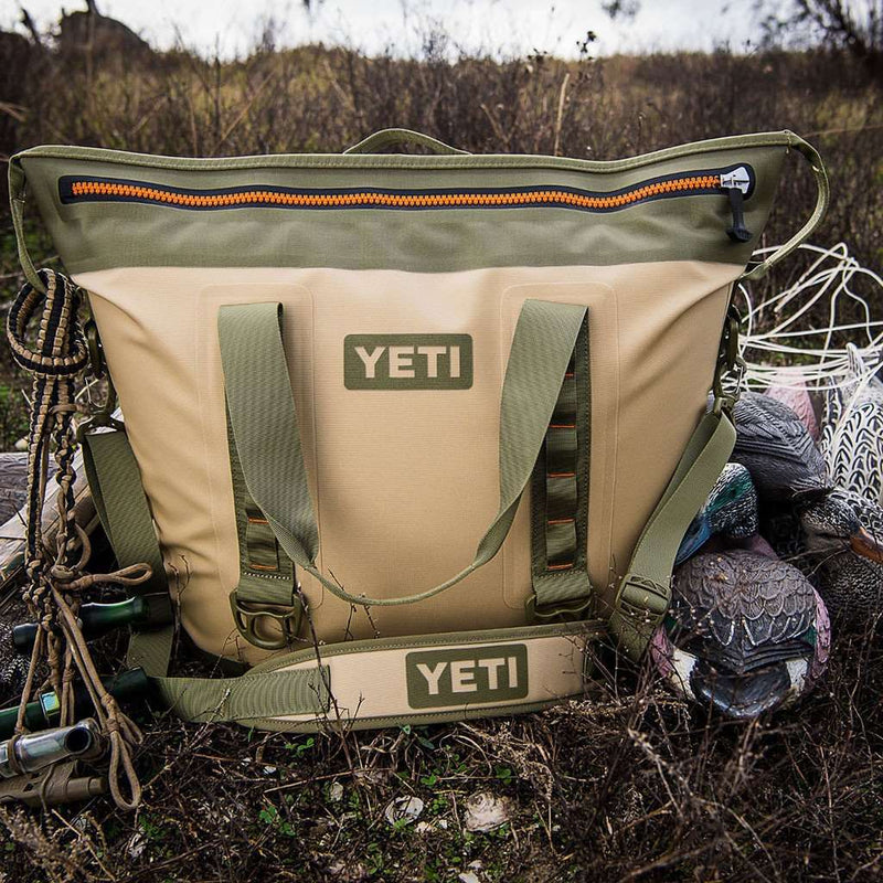 Hopper Two 40 in Field Tan and Blaze Orange by YETI - Country Club Prep