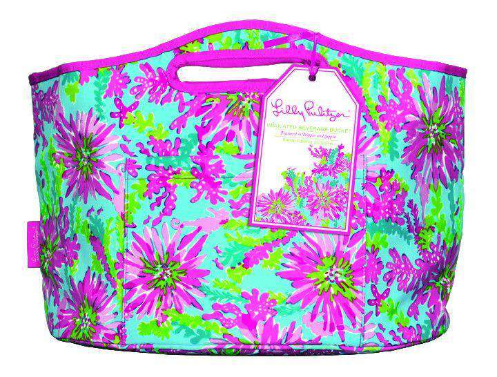 Insulated Beverage Bucket in Trippin' and Sippin' by Lilly Pulitzer - Country Club Prep