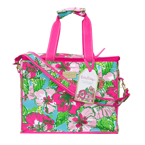 Insulated Cooler in Big Flirt by Lilly Pulitzer - Country Club Prep