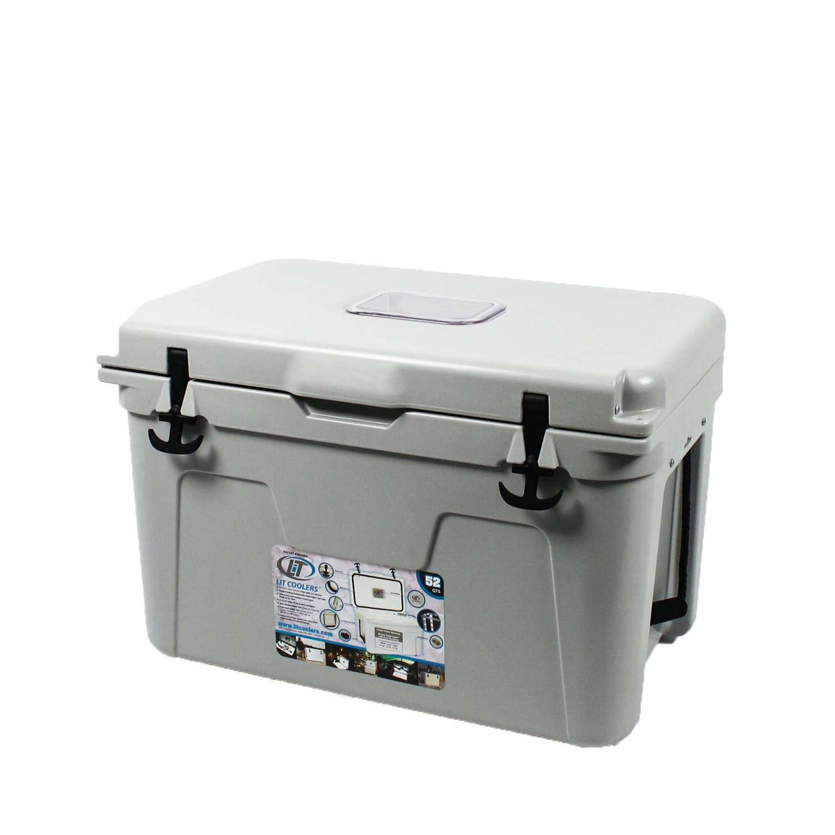 Limited Edition Longshanks Cooler 50qt in Grey by Lit Coolers - Country Club Prep
