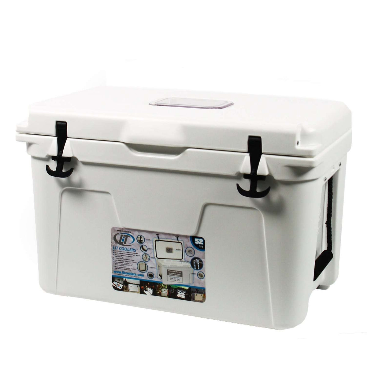 Limited Edition Longshanks Cooler 52qt in White by Lit Coolers - Country Club Prep