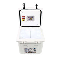 Louisiana State University Cooler 32qt in White by Lit Coolers - Country Club Prep