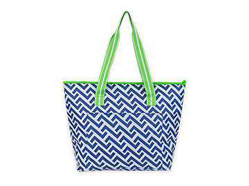 Nautical Tide Cooler Tote by All for Color - Country Club Prep