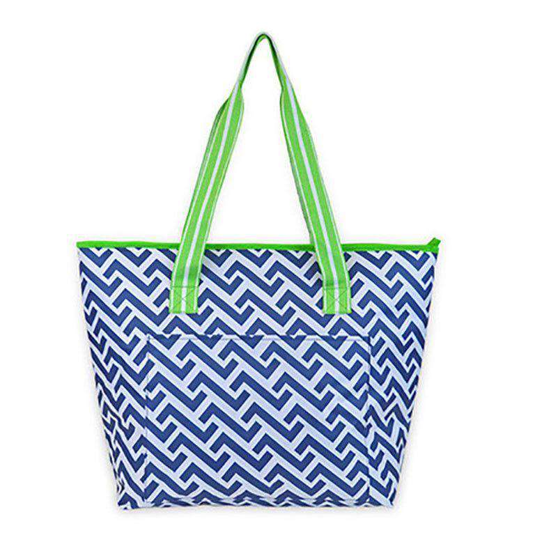 Nautical Tide Cooler Tote by All For Color - Country Club Prep