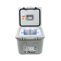 State Traditions America Cooler 30qt in Grey by Lit Coolers - Country Club Prep