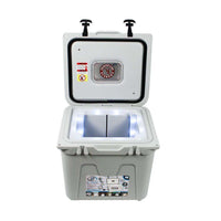 University of Alabama Cooler 32qt in White by Lit Coolers - Country Club Prep