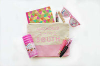Anchored in the South Travel Canvas Pouch by Jadelynn Brooke - Country Club Prep