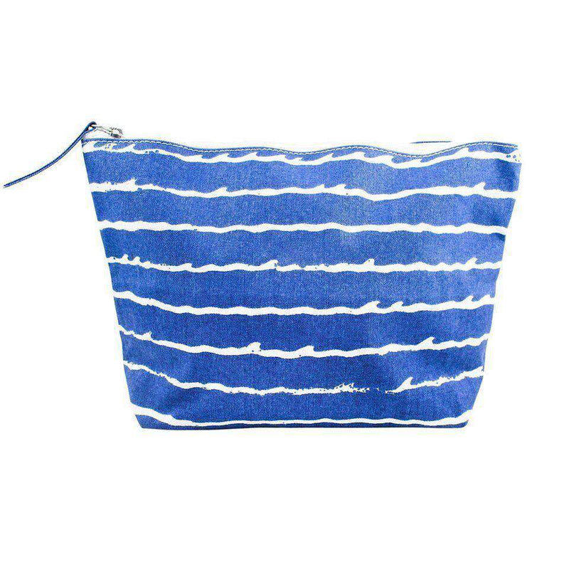 Blue Wave Zip Bag by Hiho - Country Club Prep