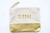 Stay Classy Darlin' Travel Canvas Pouch by Jadelynn Brooke - Country Club Prep