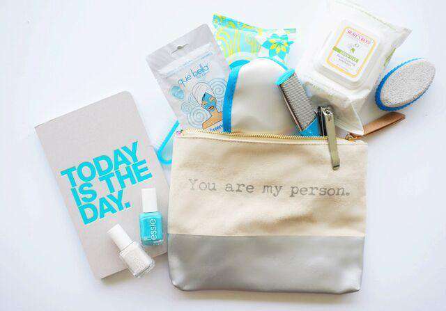 You Are My Person Travel Canvas Pouch by Jadelynn Brooke - Country Club Prep