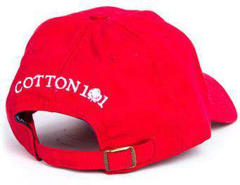Logo Hat in Red by Cotton 101 - Country Club Prep