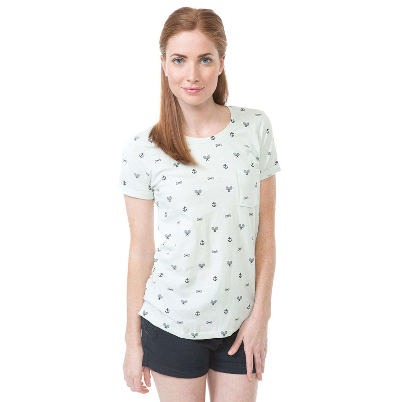 Critter Tee in Hushed Green by Southern Proper - Country Club Prep
