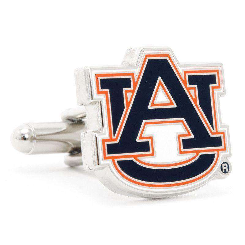 Auburn Cufflinks in Navy by CufflinksInc - Country Club Prep