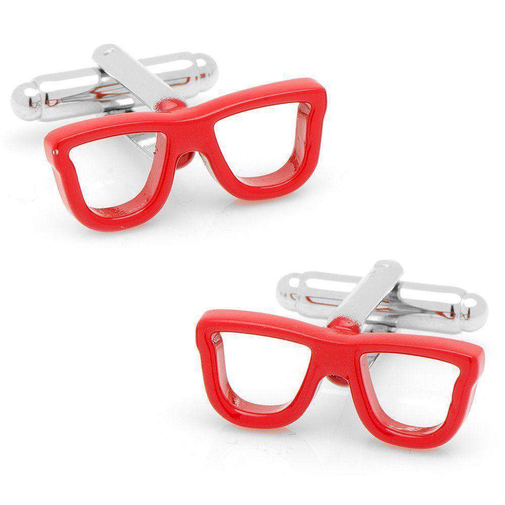 Cool Cut Shades Cufflinks in Red by CufflinksInc - Country Club Prep