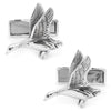 Duck Hunt Cufflinks in Sterling Silver by CufflinksInc - Country Club Prep