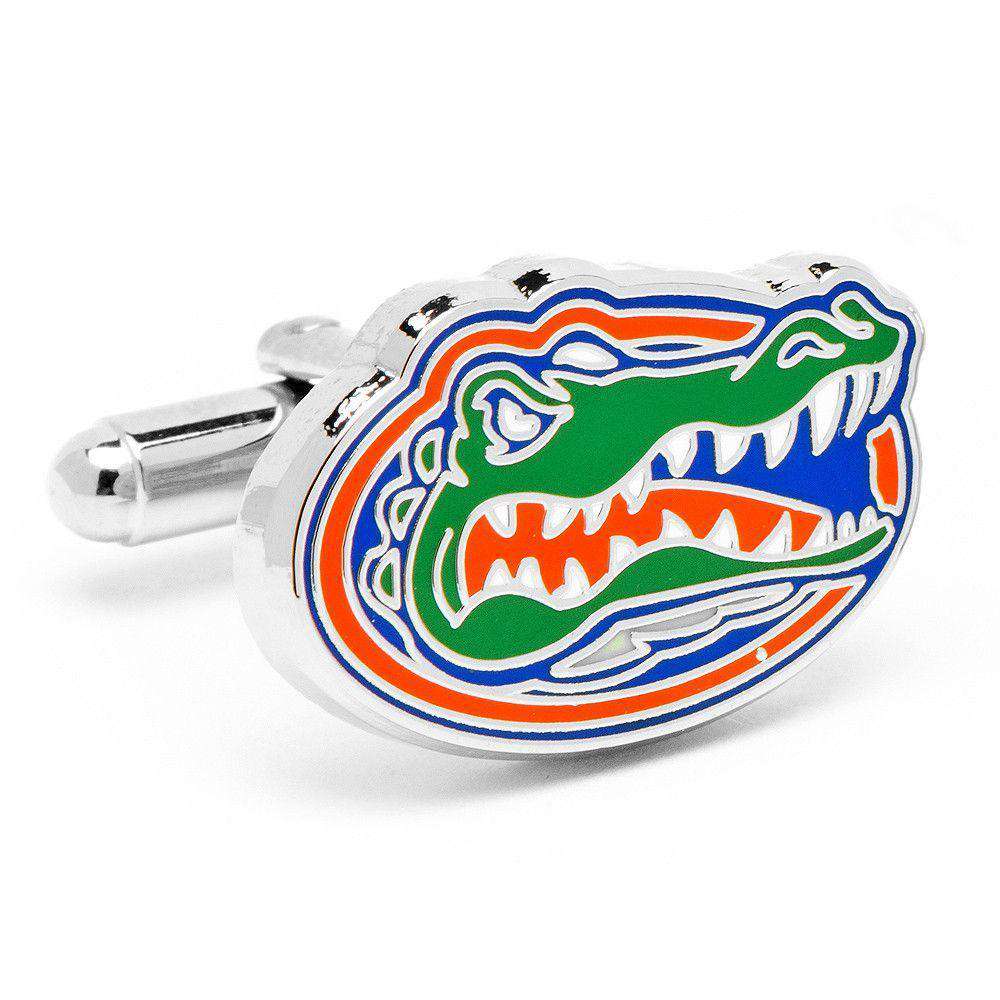 Florida Gators Cufflinks in Silver by CufflinksInc - Country Club Prep