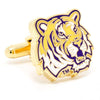 LSU Tiger Cufflinks in Gold by CufflinksInc - Country Club Prep