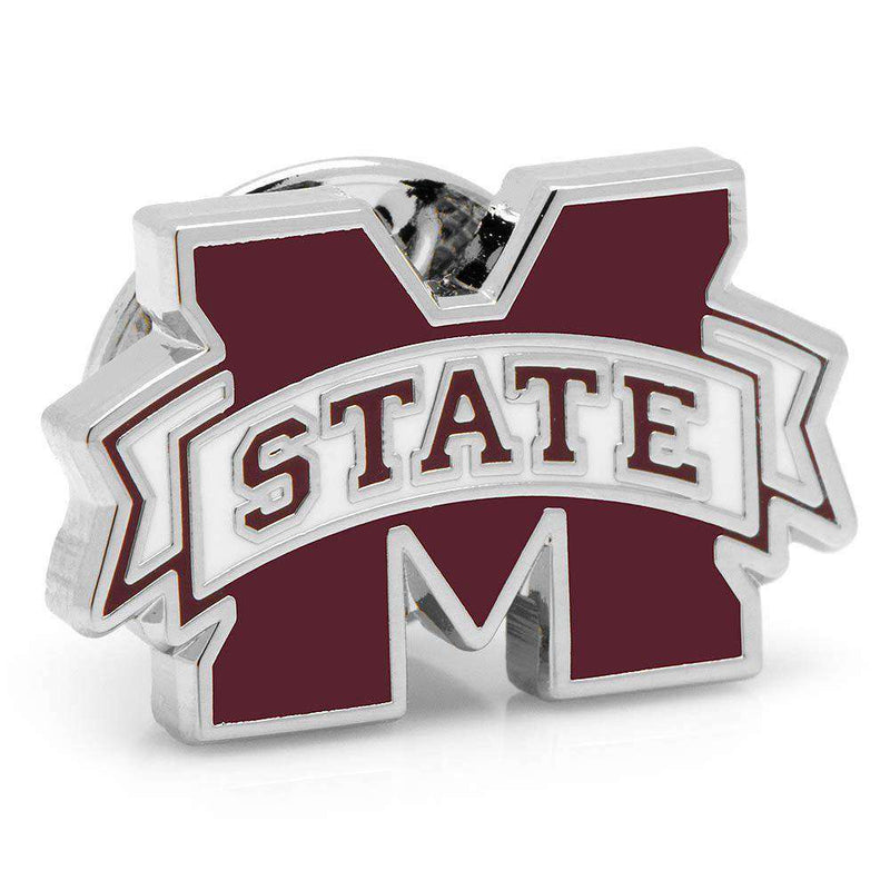 Mississippi State Lapel Pin in Silver by CufflinksInc - Country Club Prep