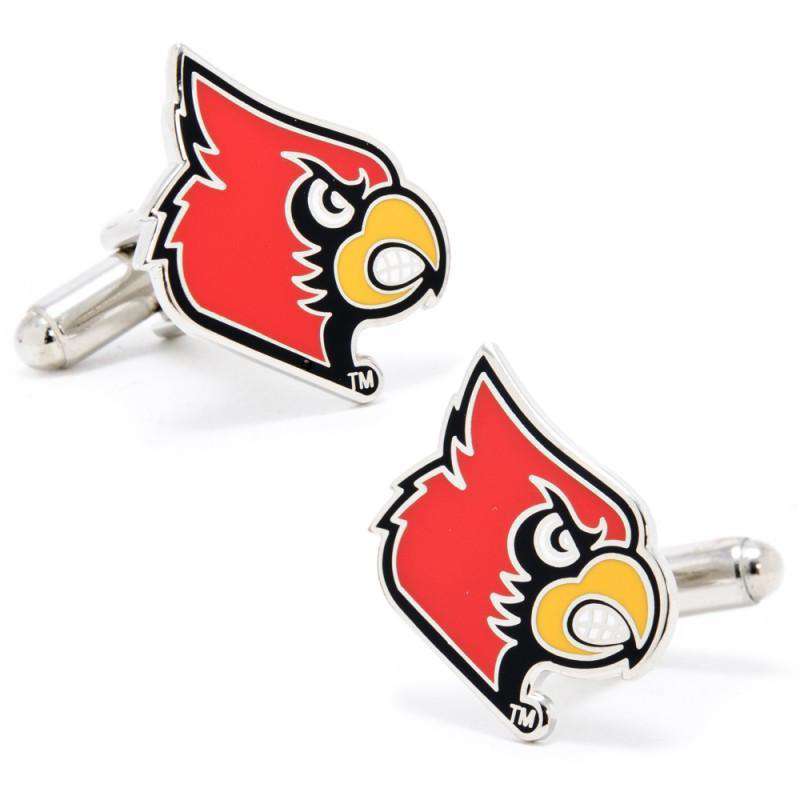 University of Louisville Cardinals Cufflinks by CufflinksInc - Country Club Prep