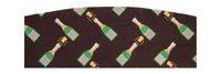 Champagne Pops Needlepoint Cummerbund in Black by Smathers & Branson - Country Club Prep