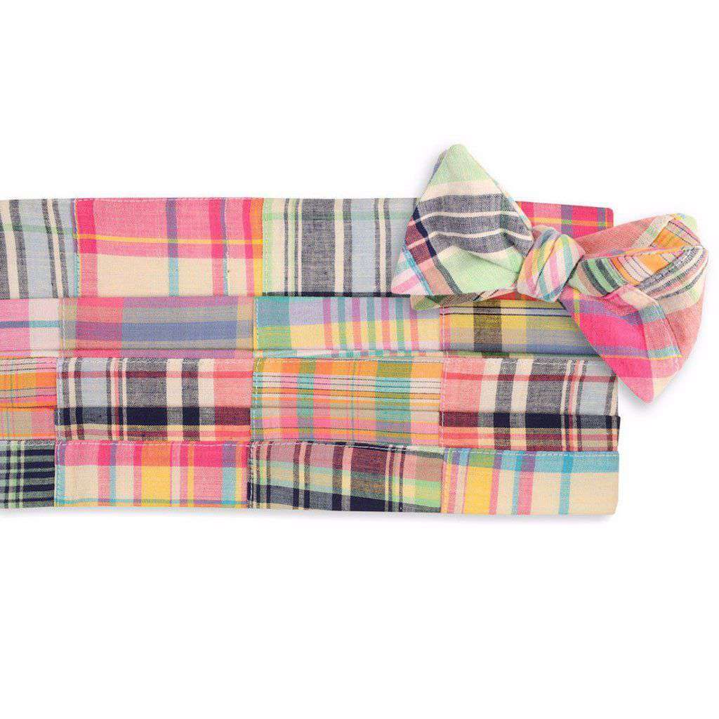 Crawdad Patchwork Cummerbund Set by High Cotton - Country Club Prep