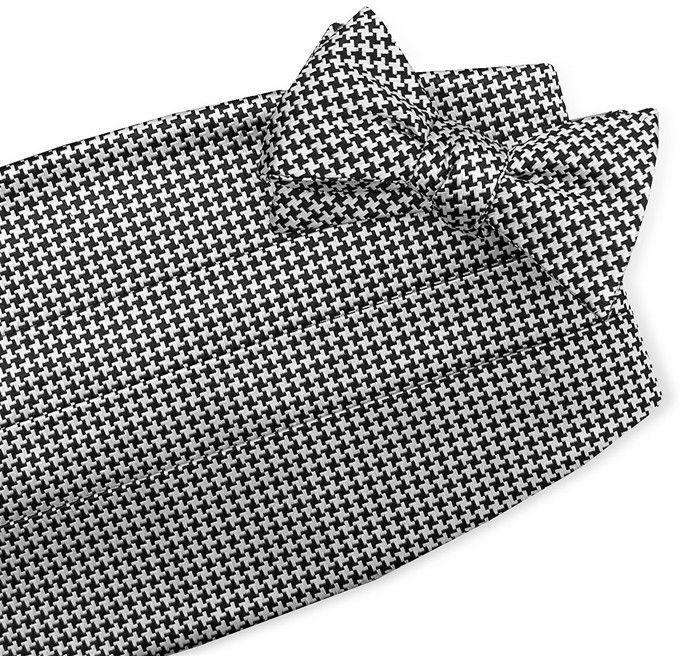 Houndstooth Cummerbund Set by Bird Dog Bay - Country Club Prep