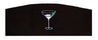 Martini Needlepoint Cummerbund in Black by Smathers & Branson - Country Club Prep