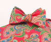 Wood Cummerbund and Bow Set in Red by Collared Greens - Country Club Prep