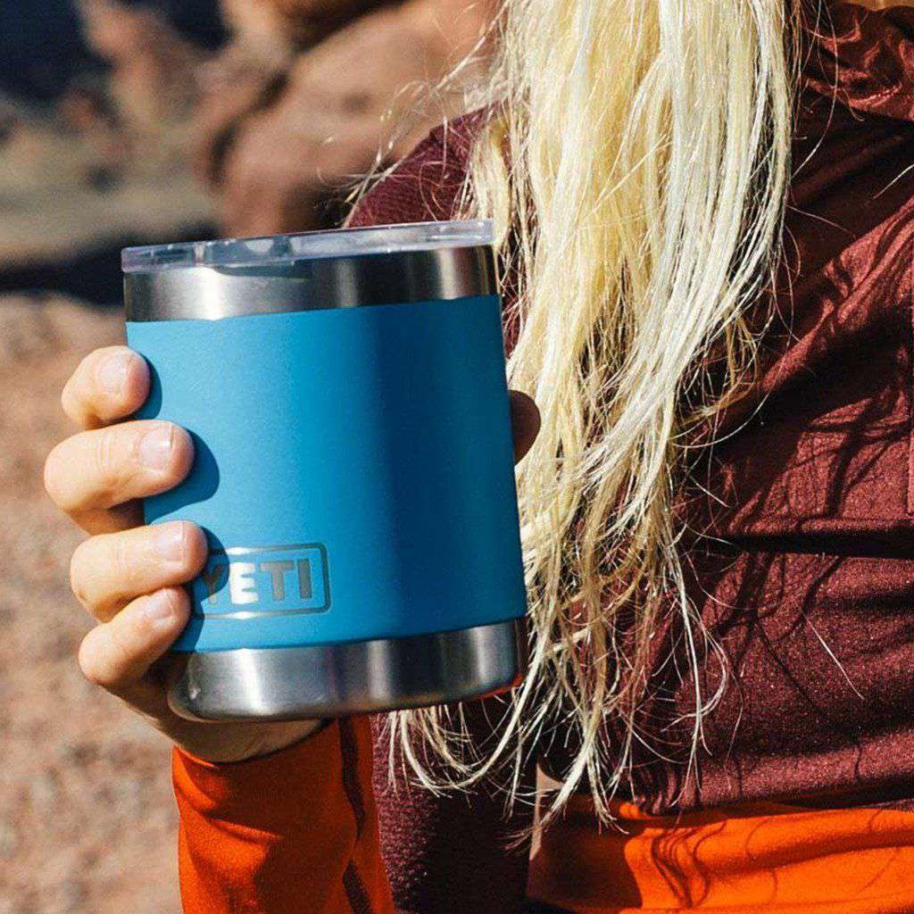 10 oz. Rambler Lowball in Tahoe Blue by YETI - Country Club Prep