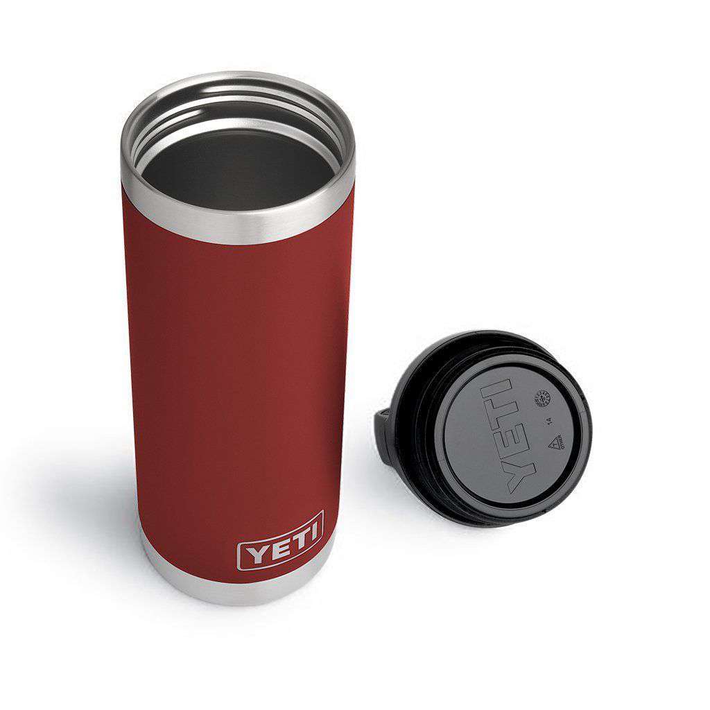 18 oz. Rambler Bottle in Brick Red by YETI - Country Club Prep