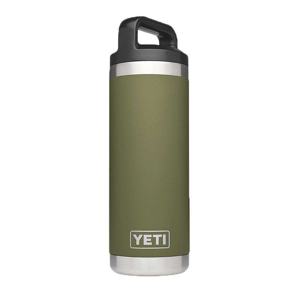 YETI 18 oz. Rambler Bottle in Olive Green – Country Club Prep