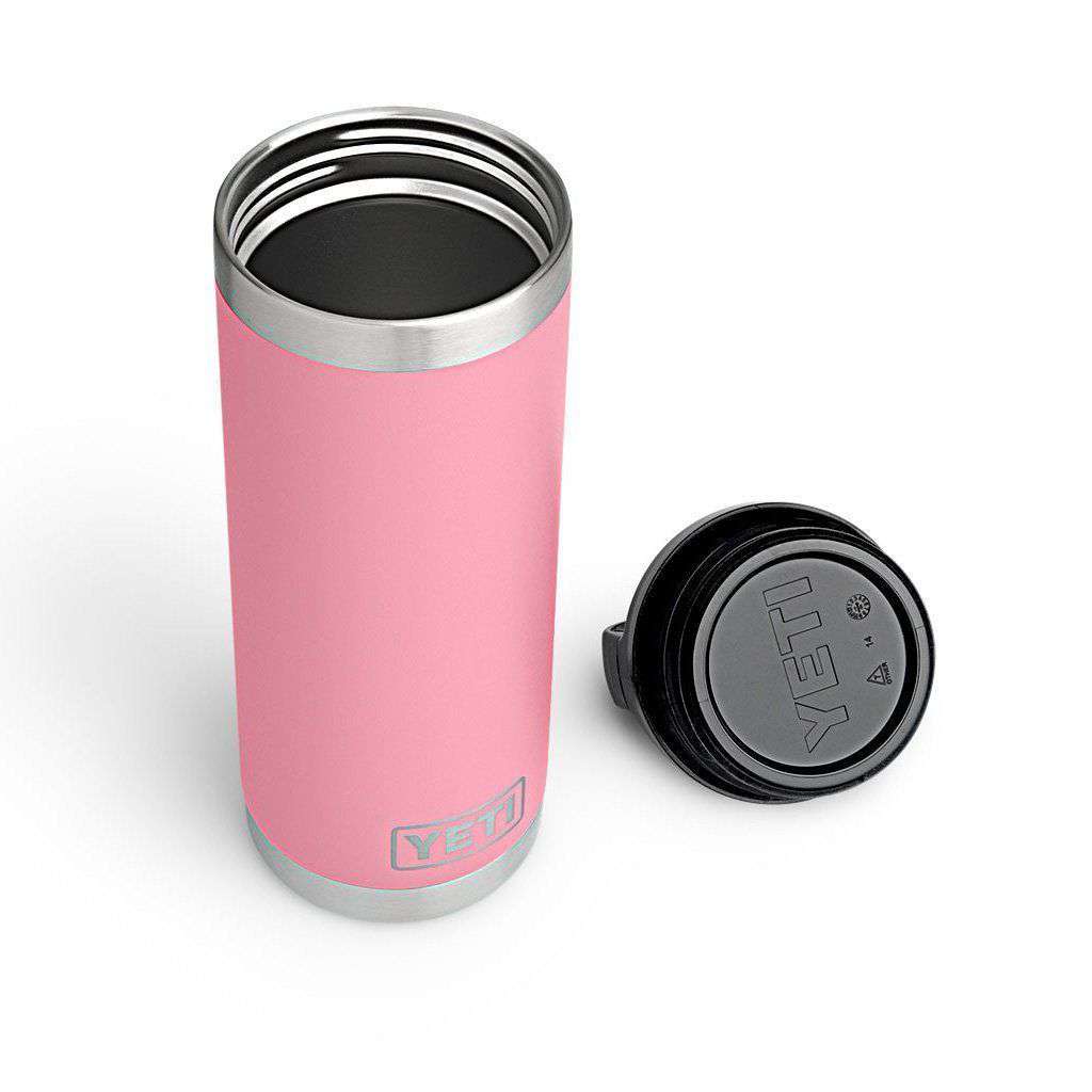 18 oz. Rambler Bottle in Pink by YETI - Country Club Prep